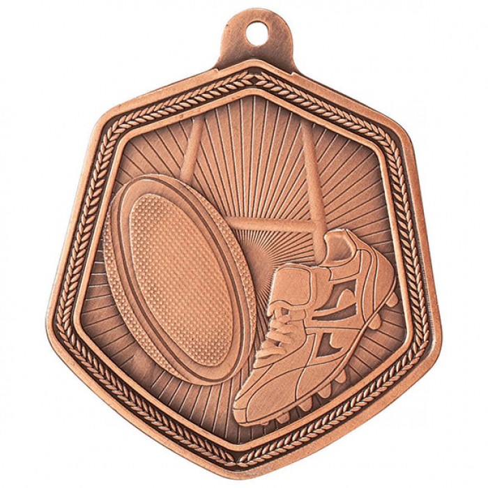 FALCON RUGBY MEDAL 65MM - BRONZE